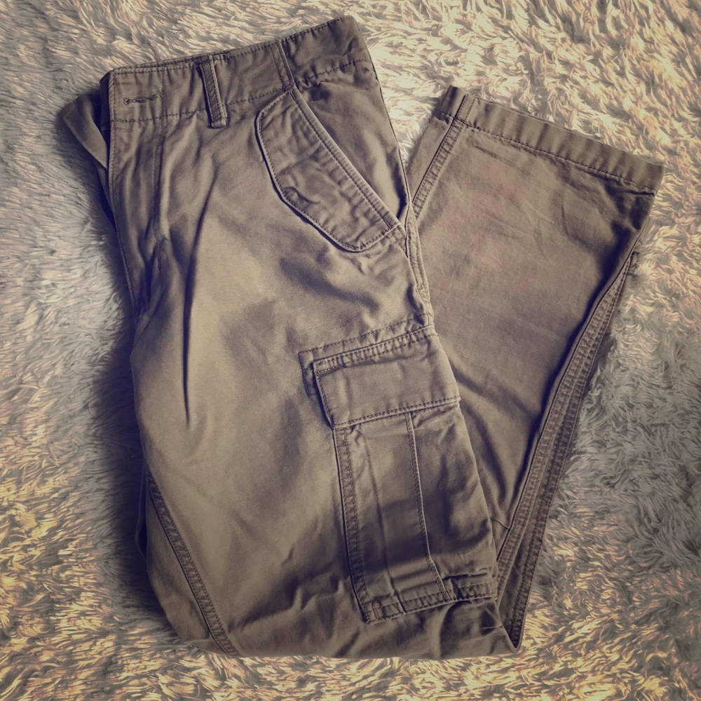 Mens old navy 34x30 khaki cargo pants